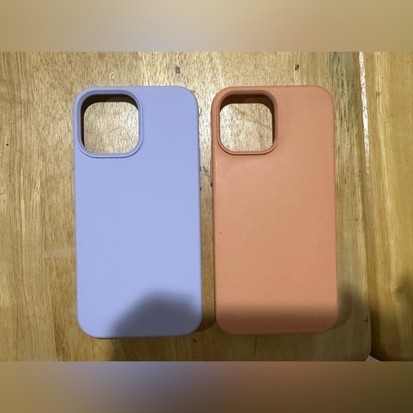 2 iphone cases pretty sure iphone 13 pro max cases non‎ slip feel - Picture 1 of 4